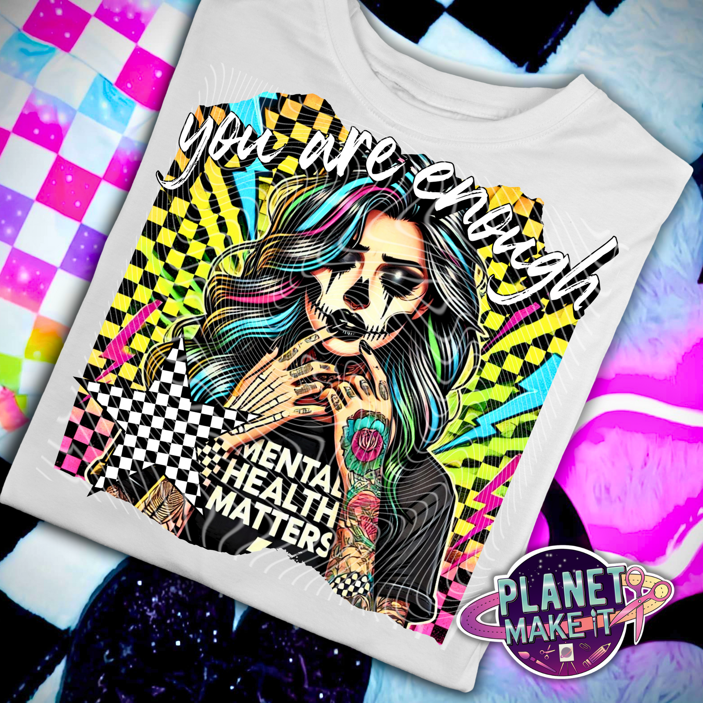 Mental Health Girl - Plush Hoodie