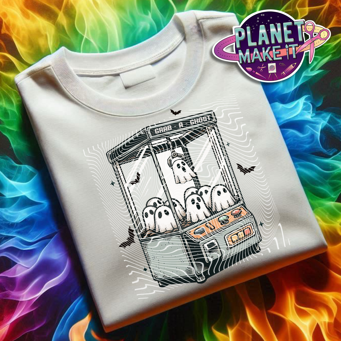 Boo Claw Machine - Plush Hoodie