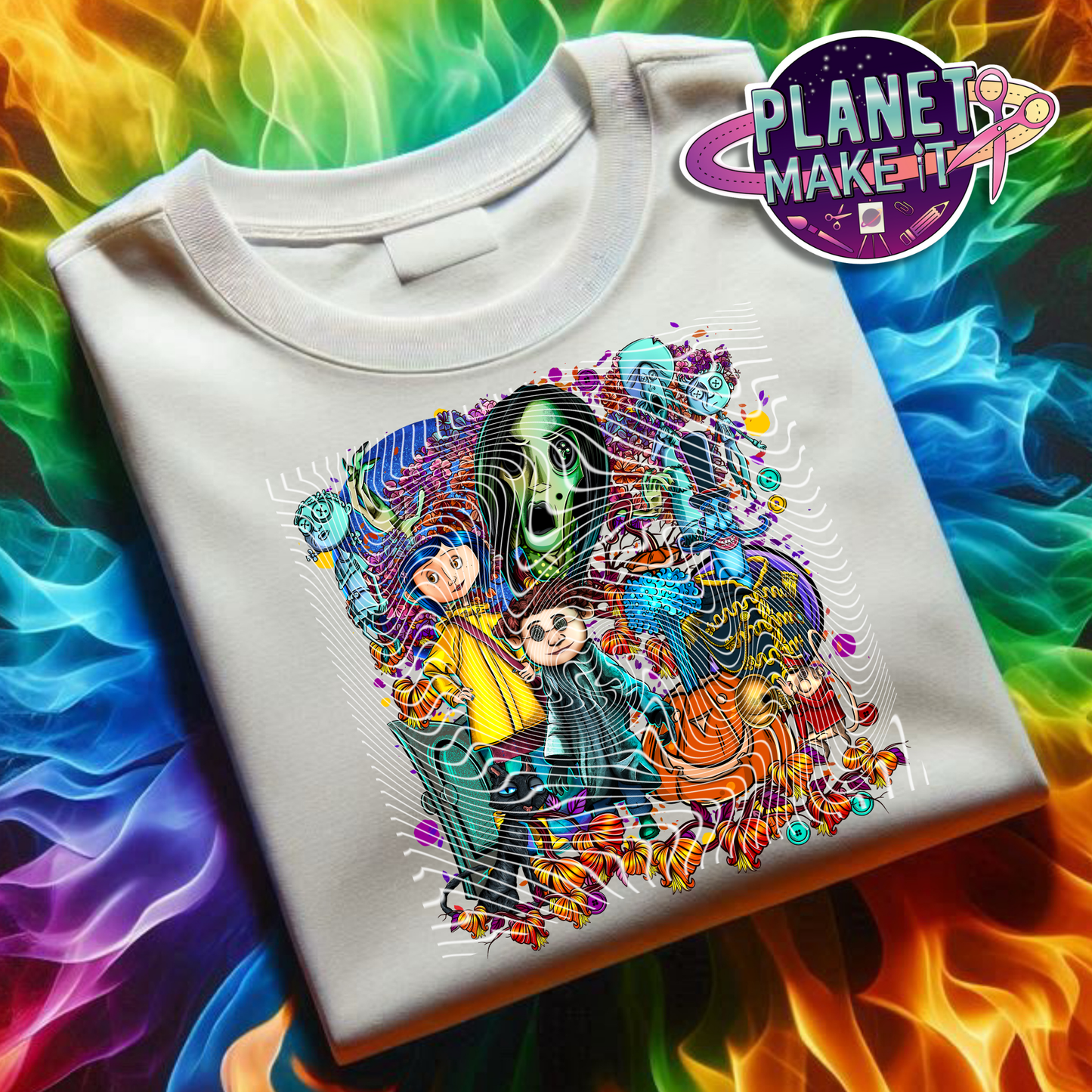 Butten Eye Girl - Plush Hoodie