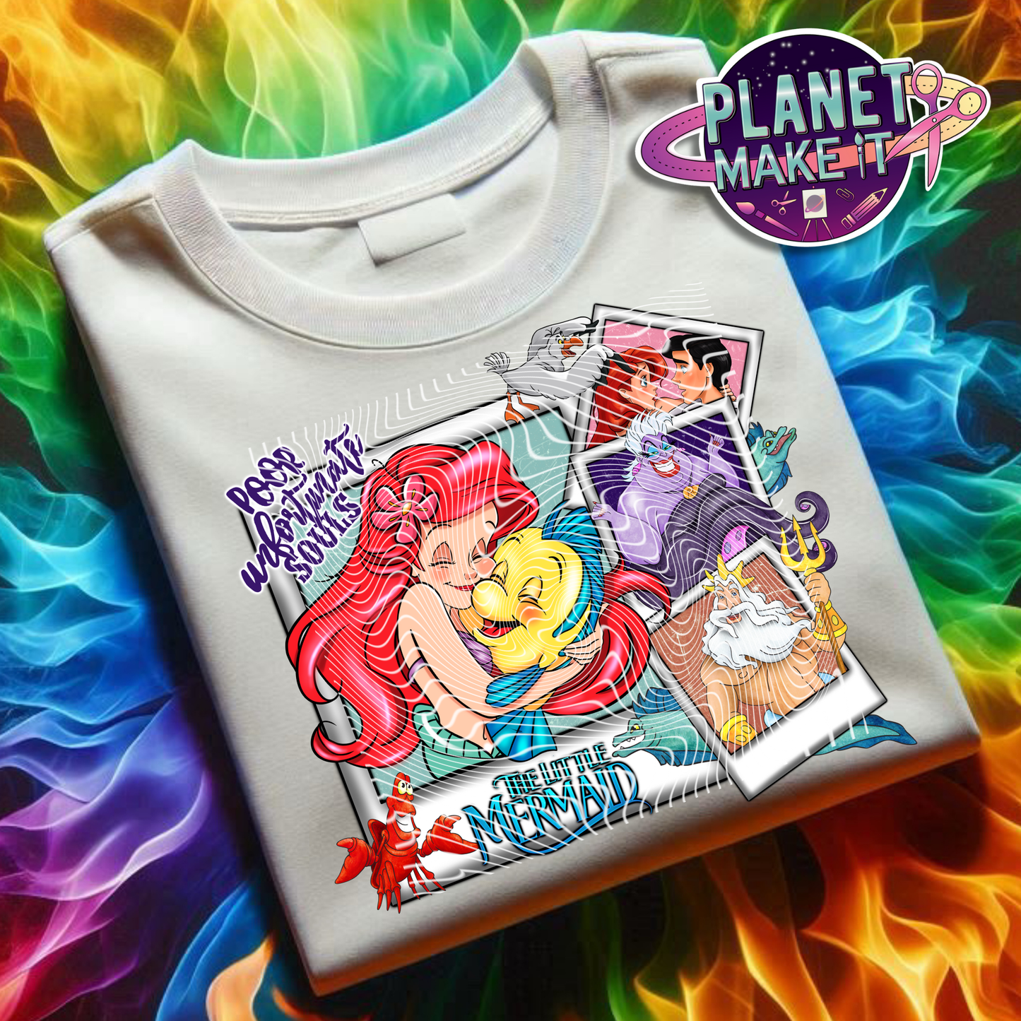 Red Mermaid - Plush Hoodie