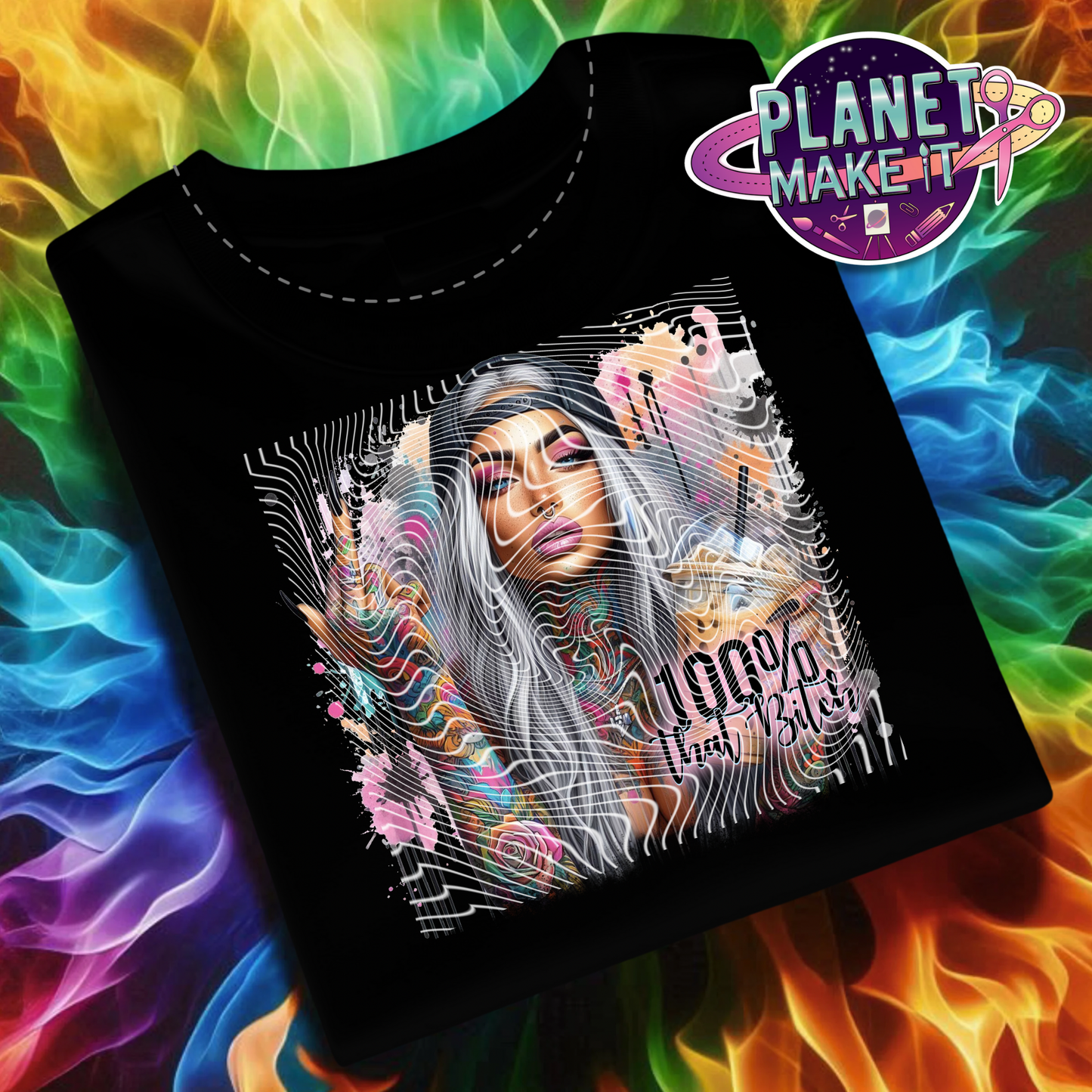 100% That Bi*ch - Plush Hoodie