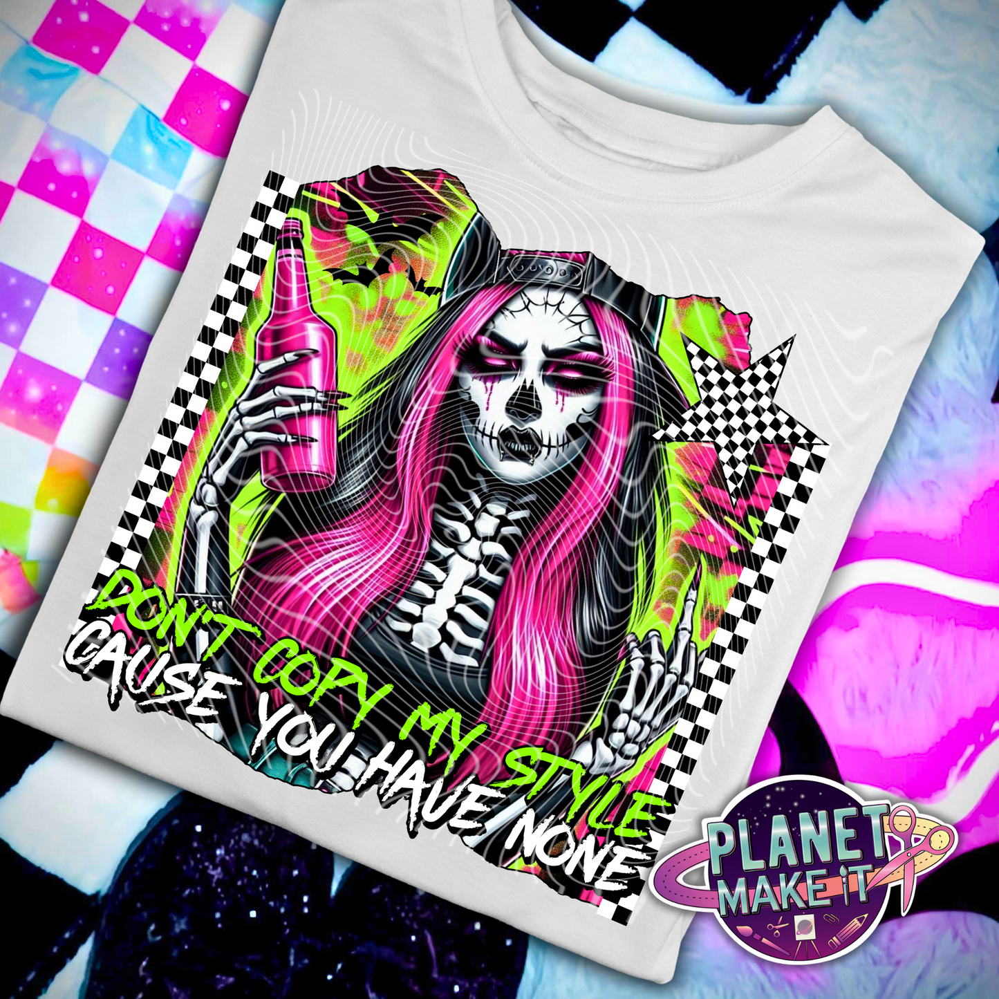 Don't Copy My Style - Plush Hoodie