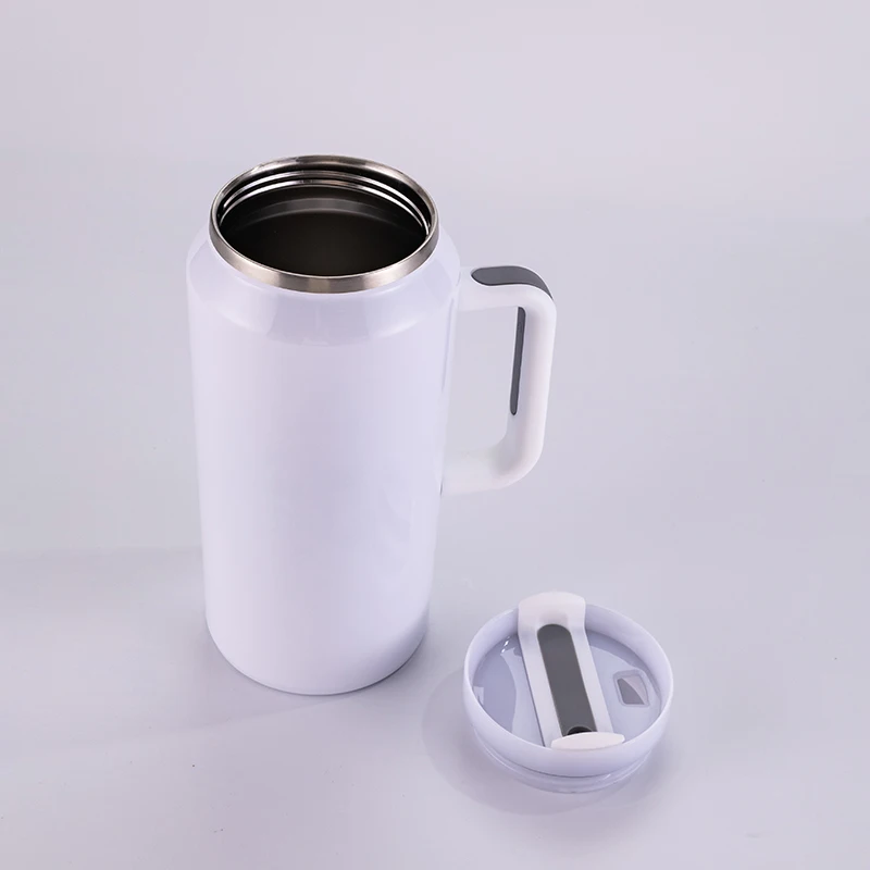 64oz Double Wall Stainless Steel Mega Handle Tumbler - Custom Print