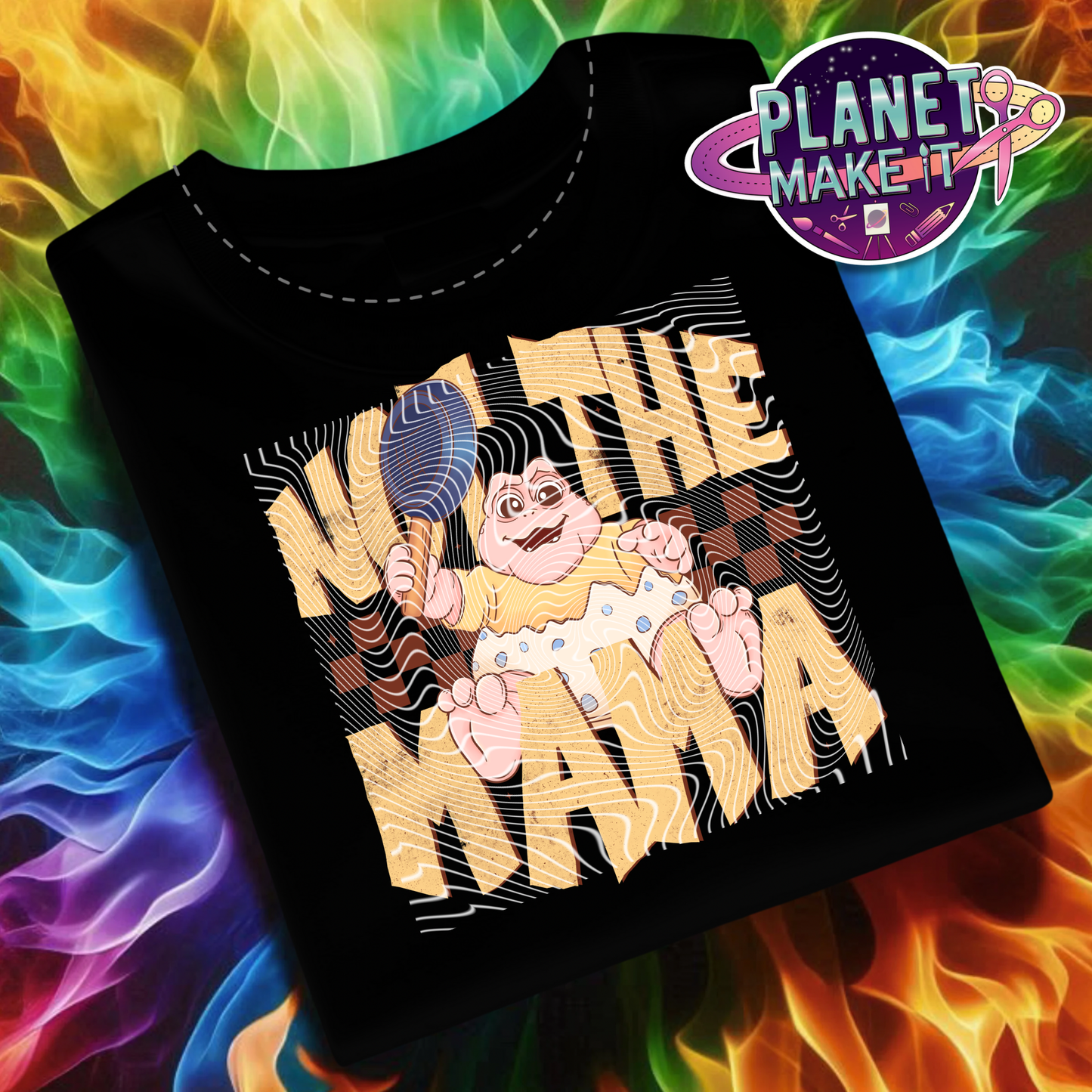 Not The Mamma - Plush Hoodie