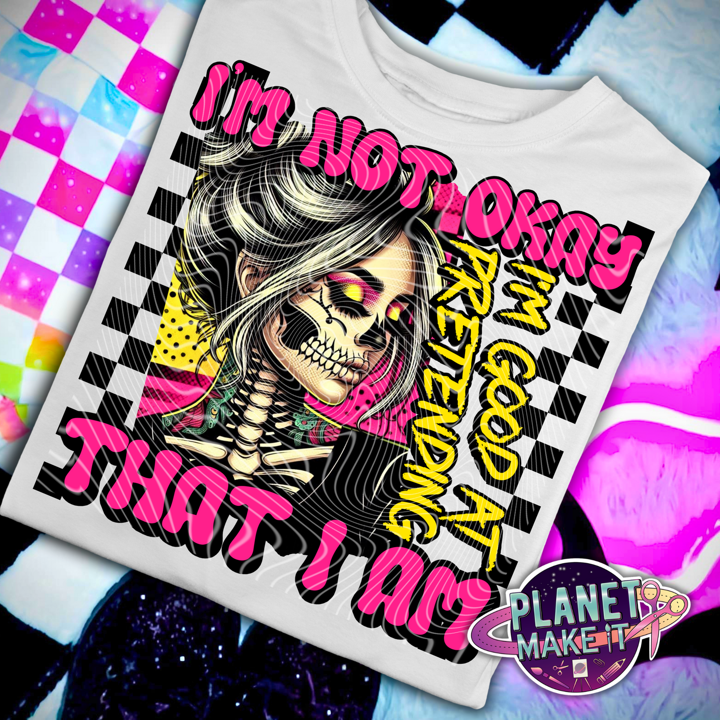 I'm Not Okay - Plush Hoodie