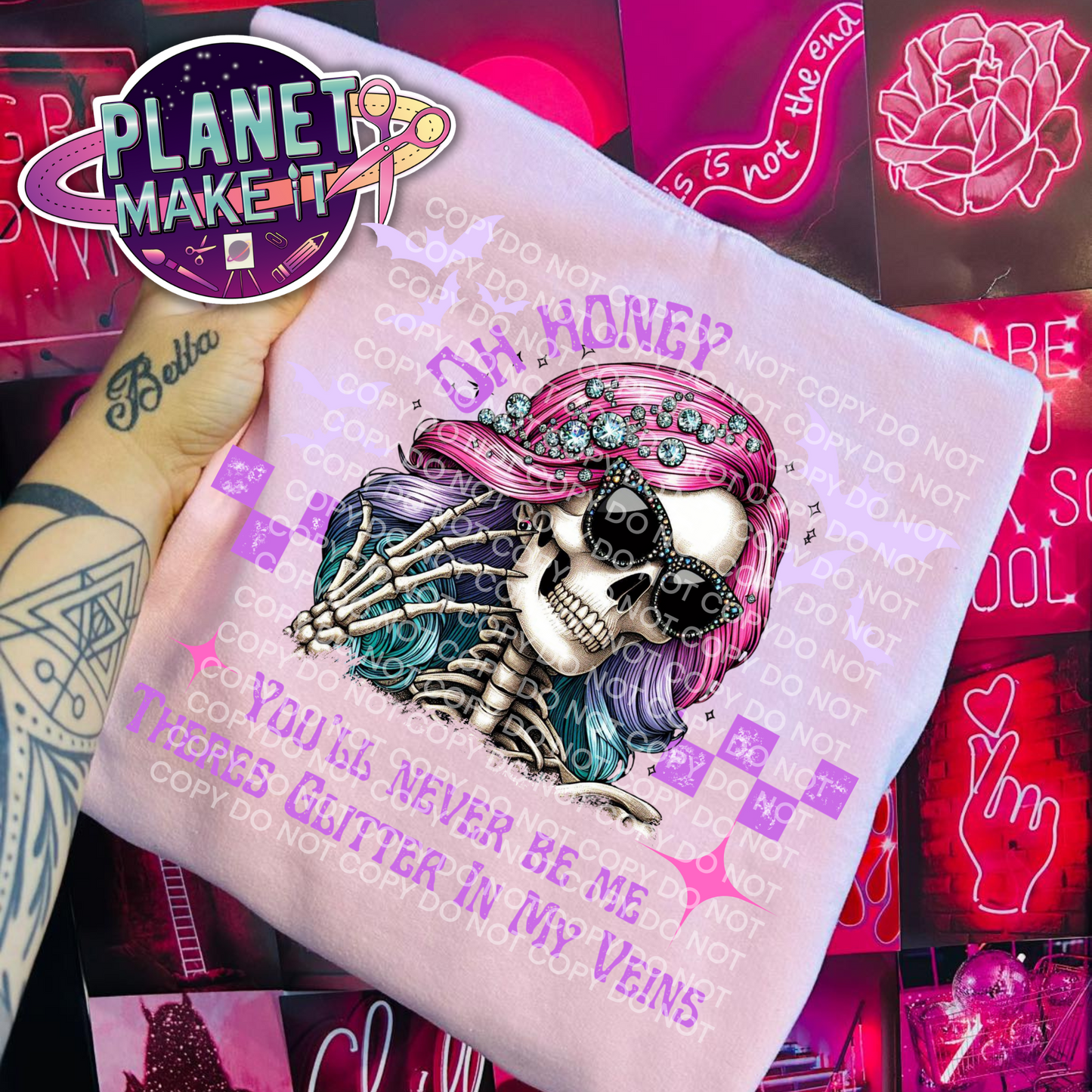 Glitter Veins - T-Shirt