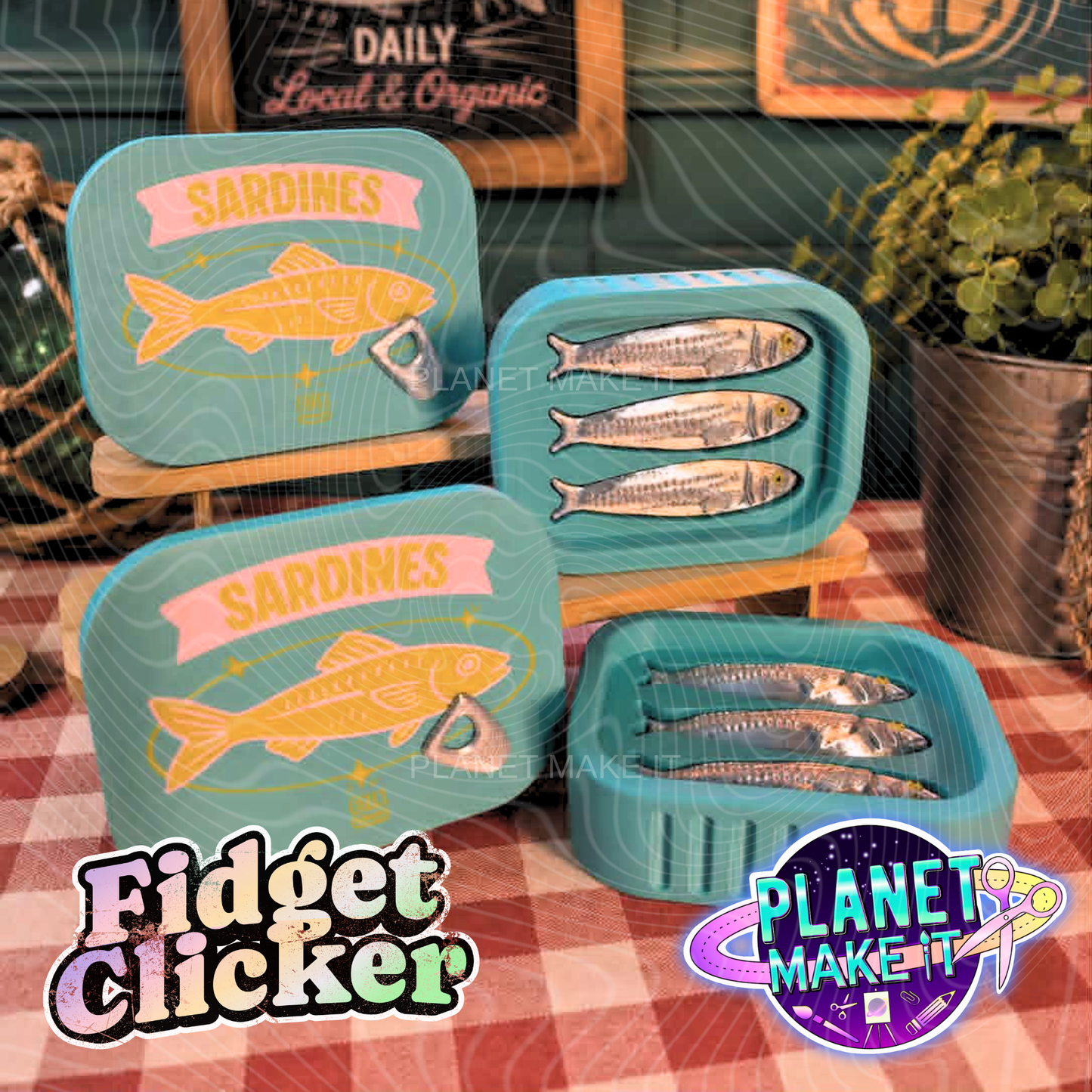 Sardine Tin - Clicker