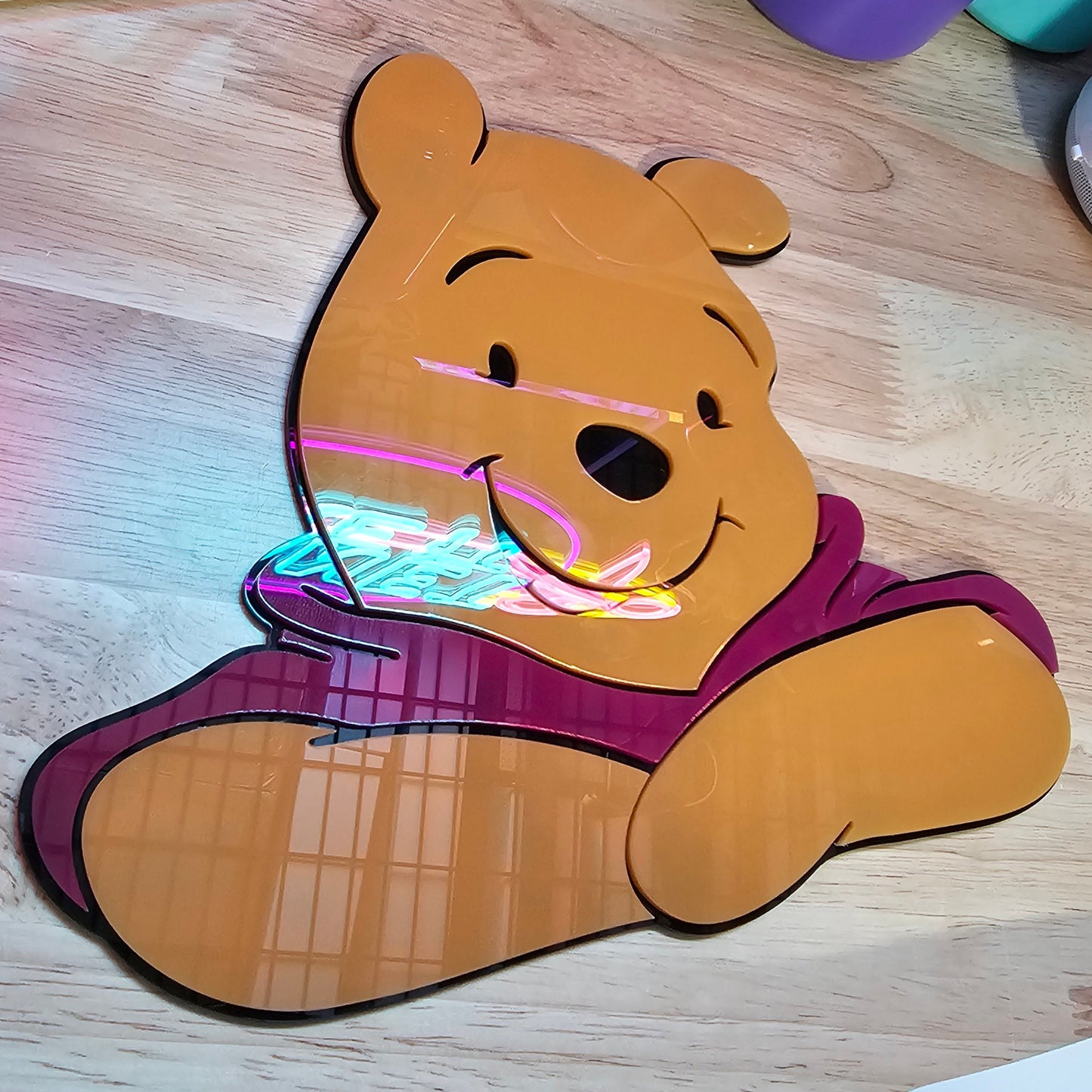 Yellow Bear - Acrylic Sign