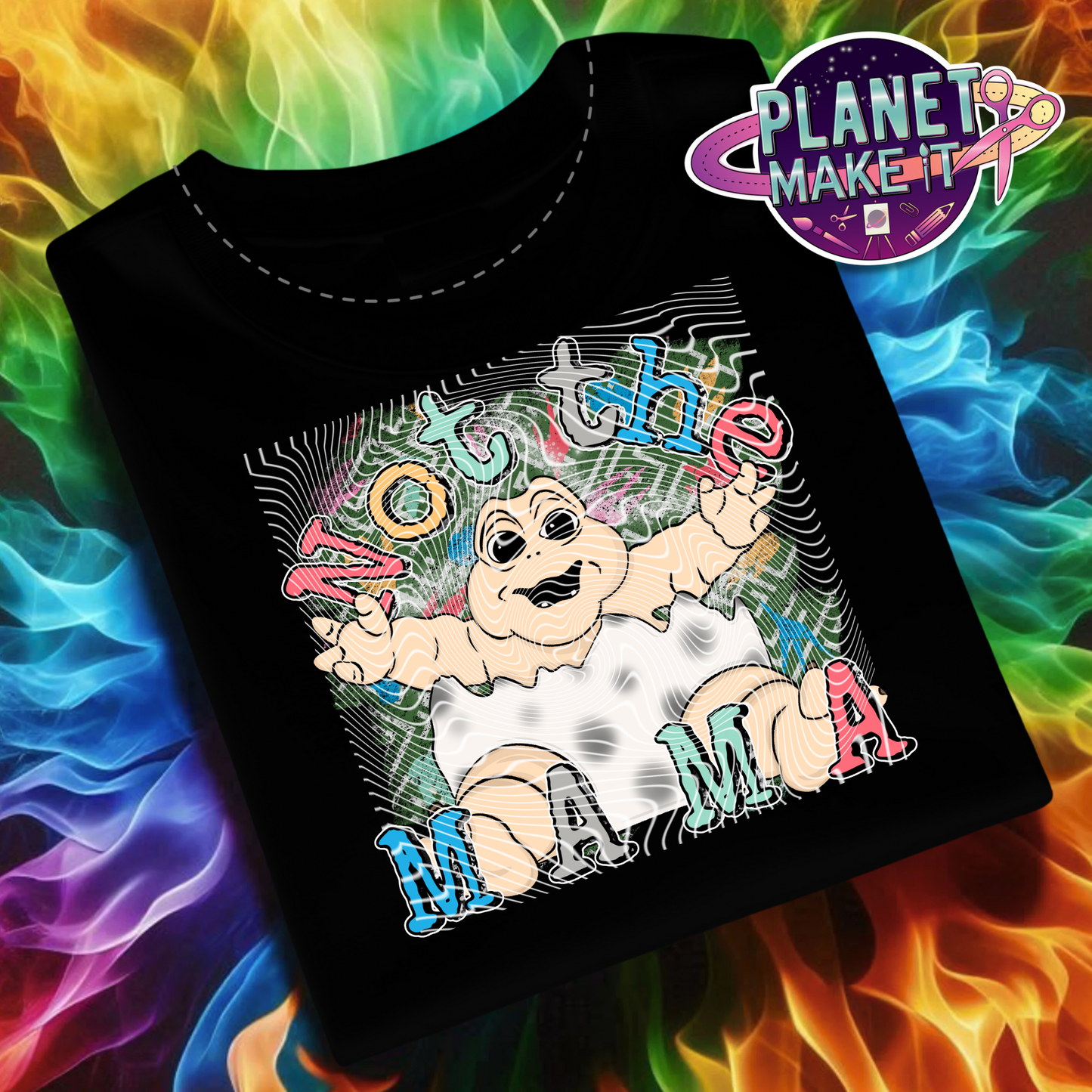 Not The mamma - Plush Hoodie