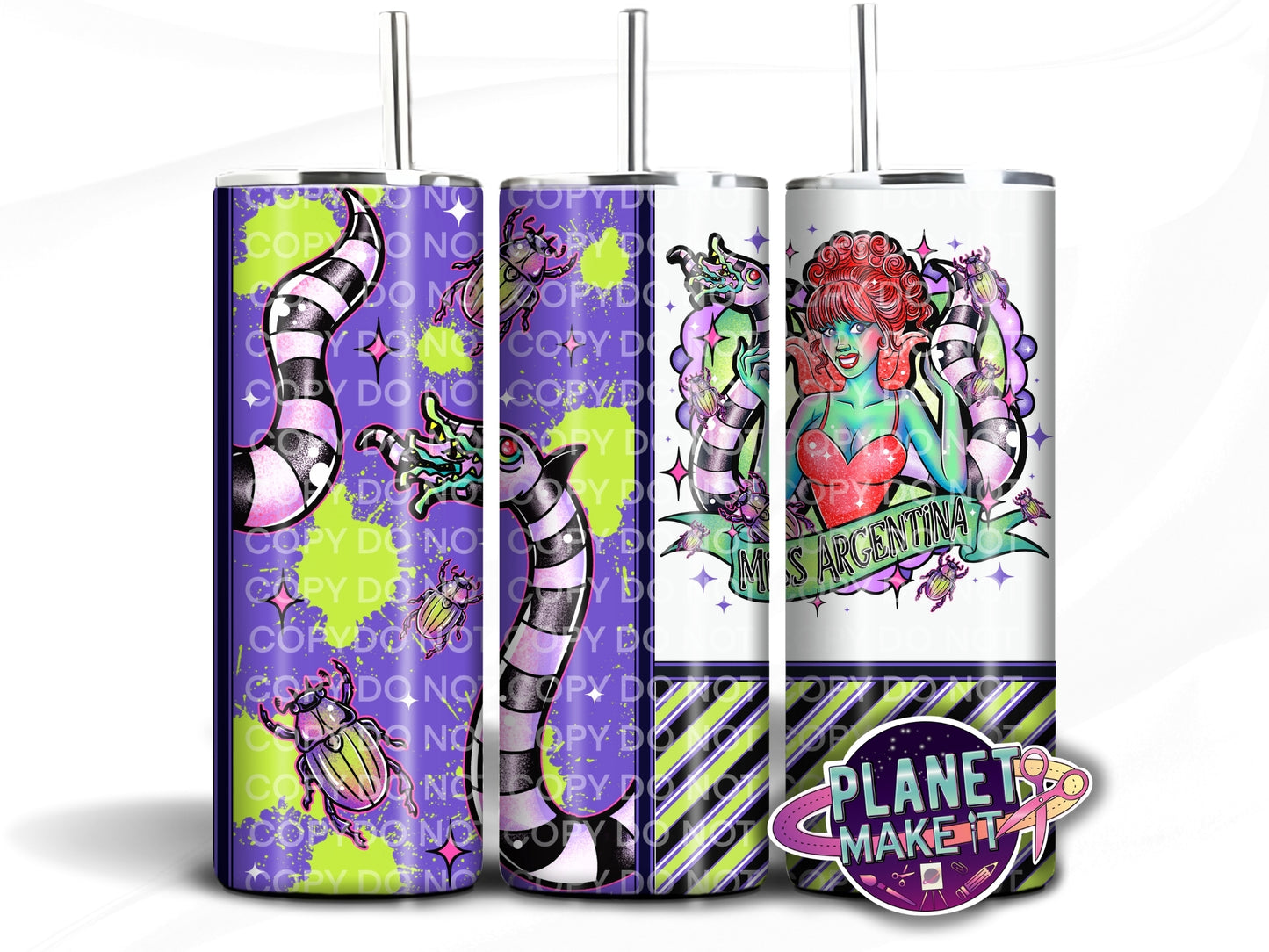 Snake Girl - Stainless Steel Tumbler