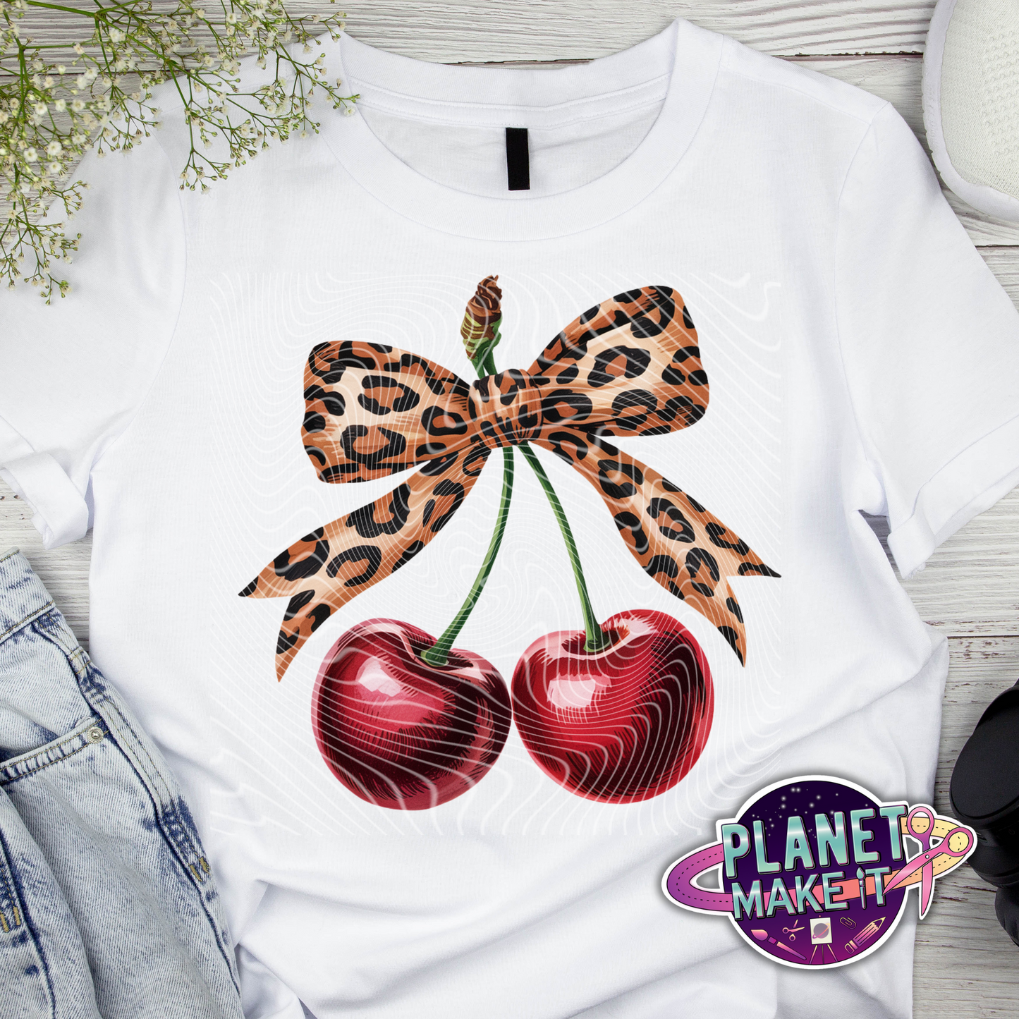 Cherries & Bows - Plush Hoodie