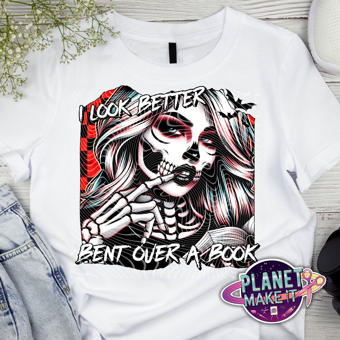 Bent Over A Book - Plush Hoodie