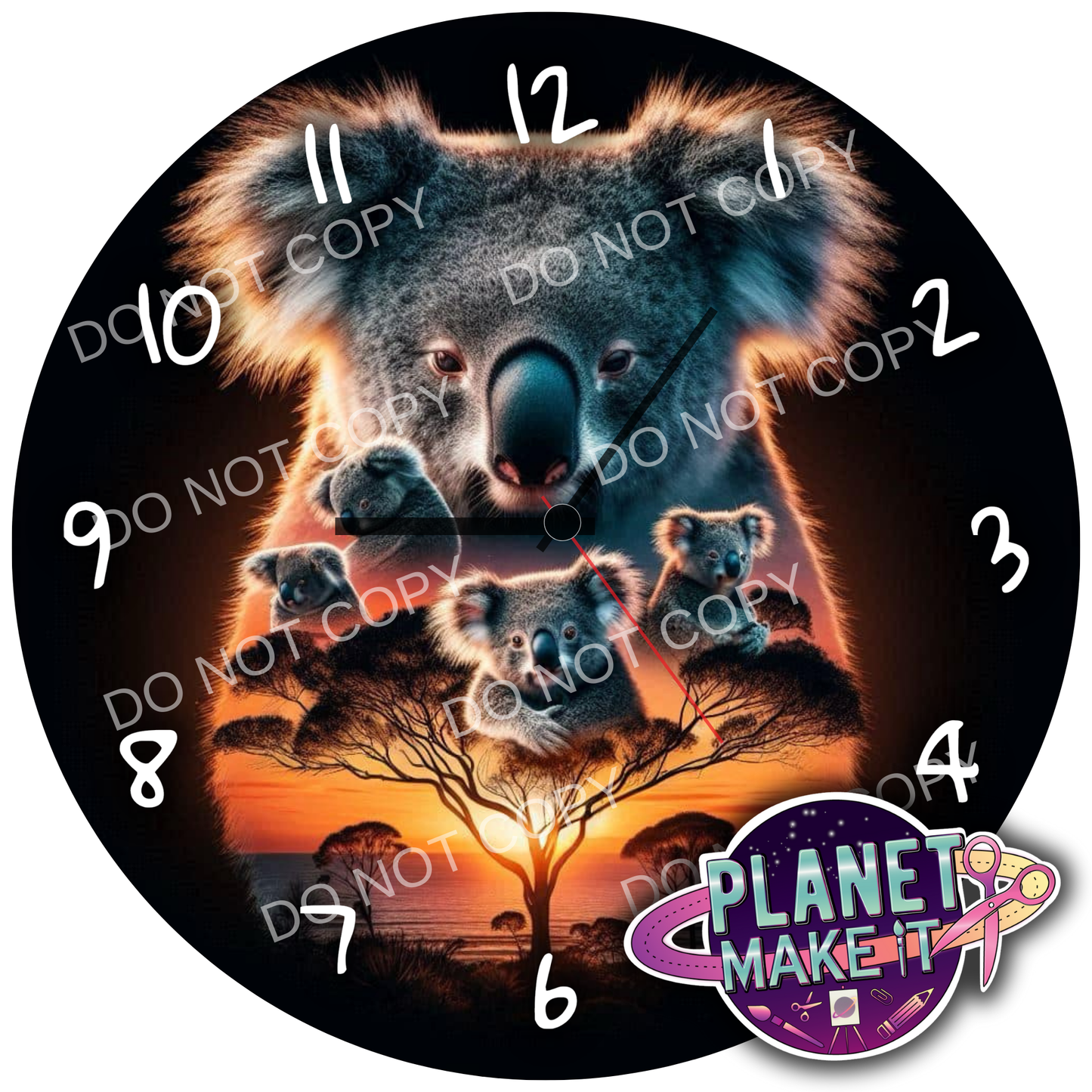 Clock - Australian Koala's