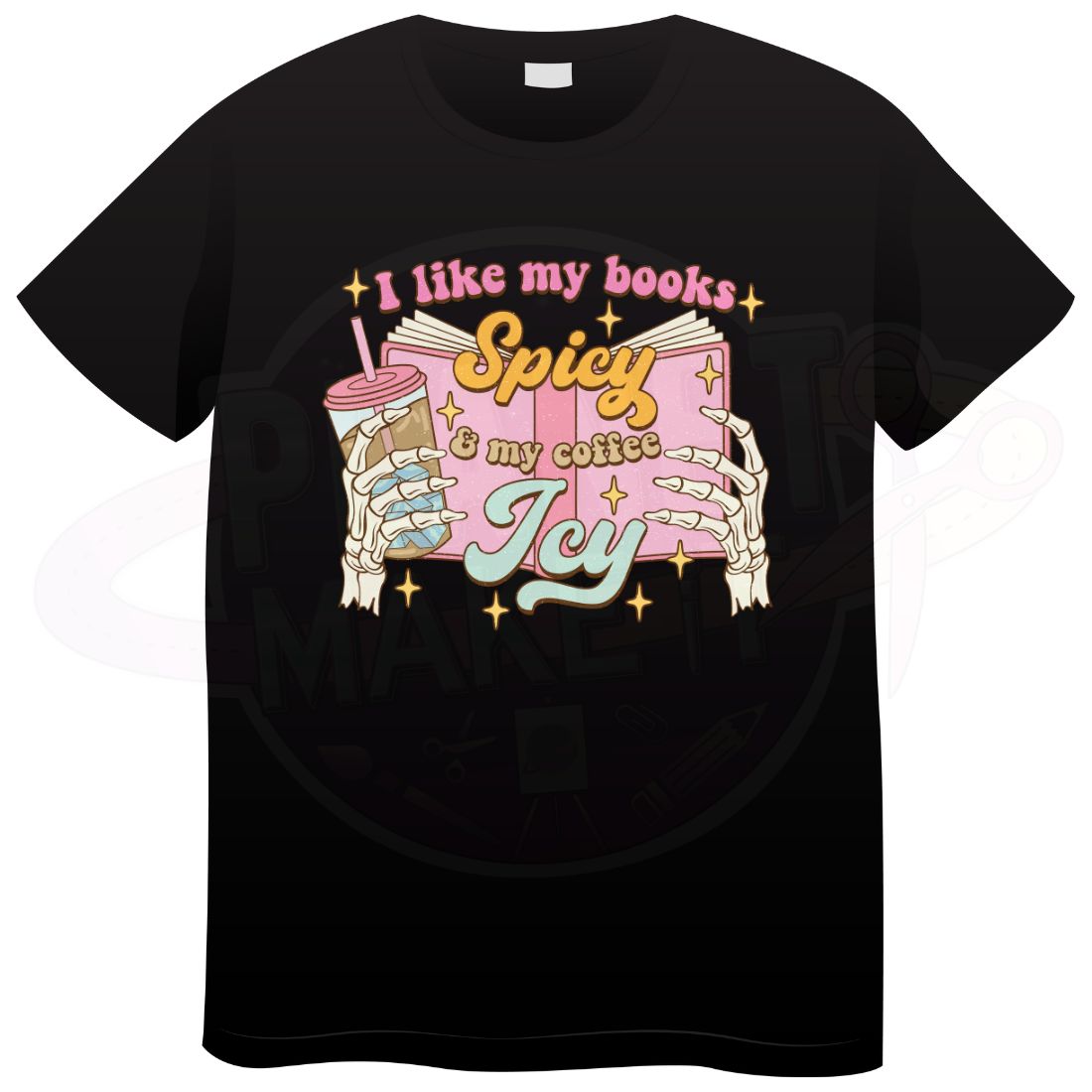 I like My Books Spicy - T-Shirt