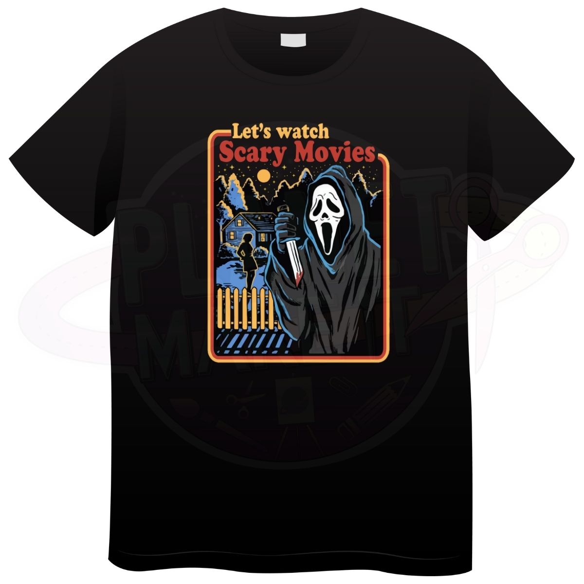 Retro Ghost Man - T-Shirt
