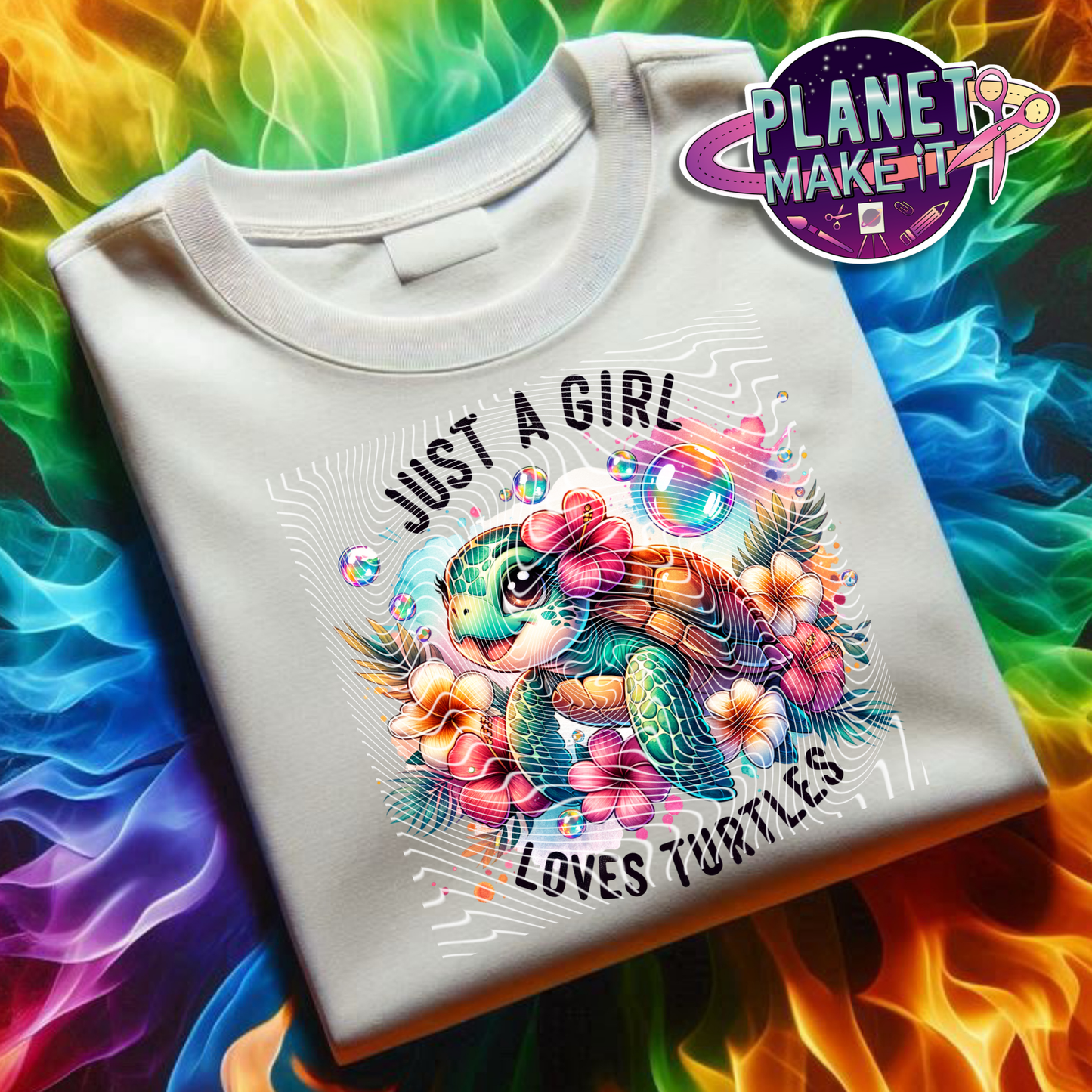 Just A Girl Who Loves Turtles - Plush Hoodie