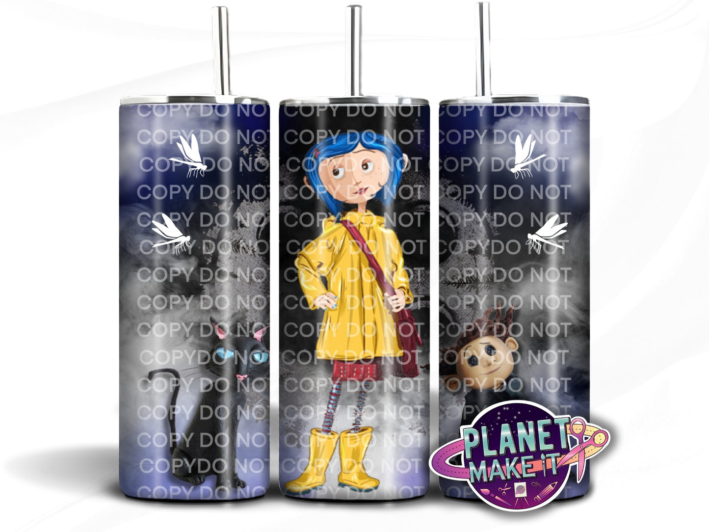 Button Girl - Stainless Steel Tumbler