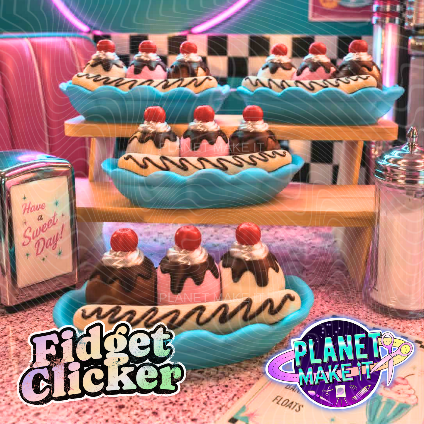 Banana Spilt Sundae - Clicker
