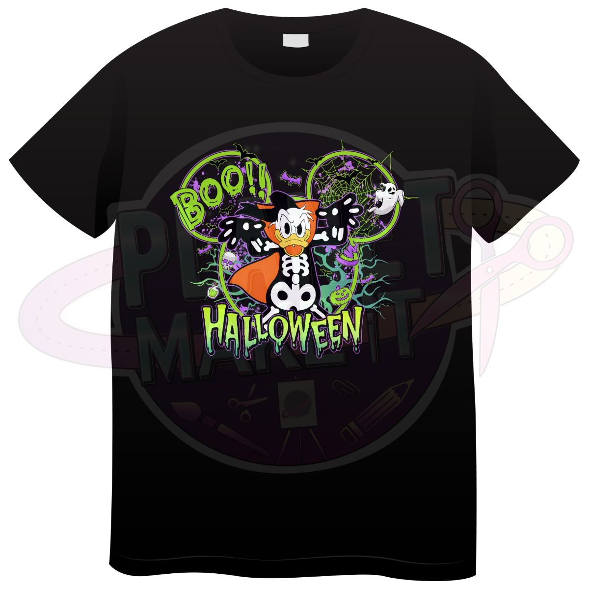 Boo Halloween Character (Mr Duck) - T-Shirt
