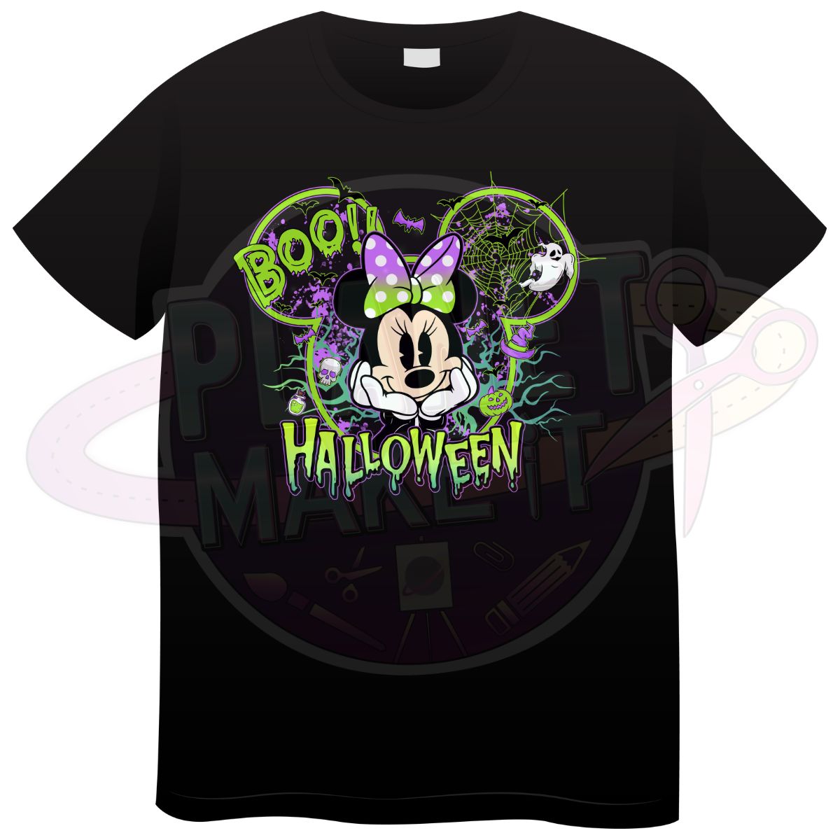 Boo Halloween Character (Happy Friend) - T-Shirt