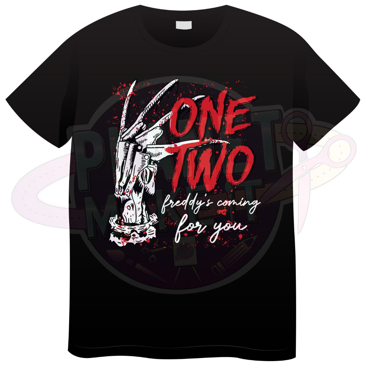 One Two Freddy's Coming For You - T-Shirt