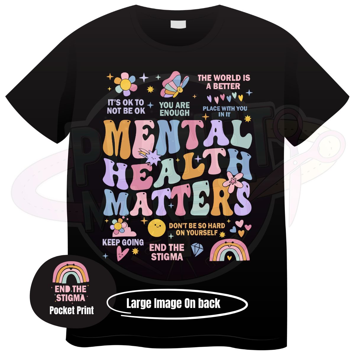 Mental Health Matters End The Stigma - T-Shirt