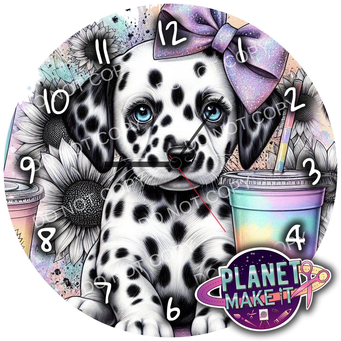 Clock - Cute Dalmatian