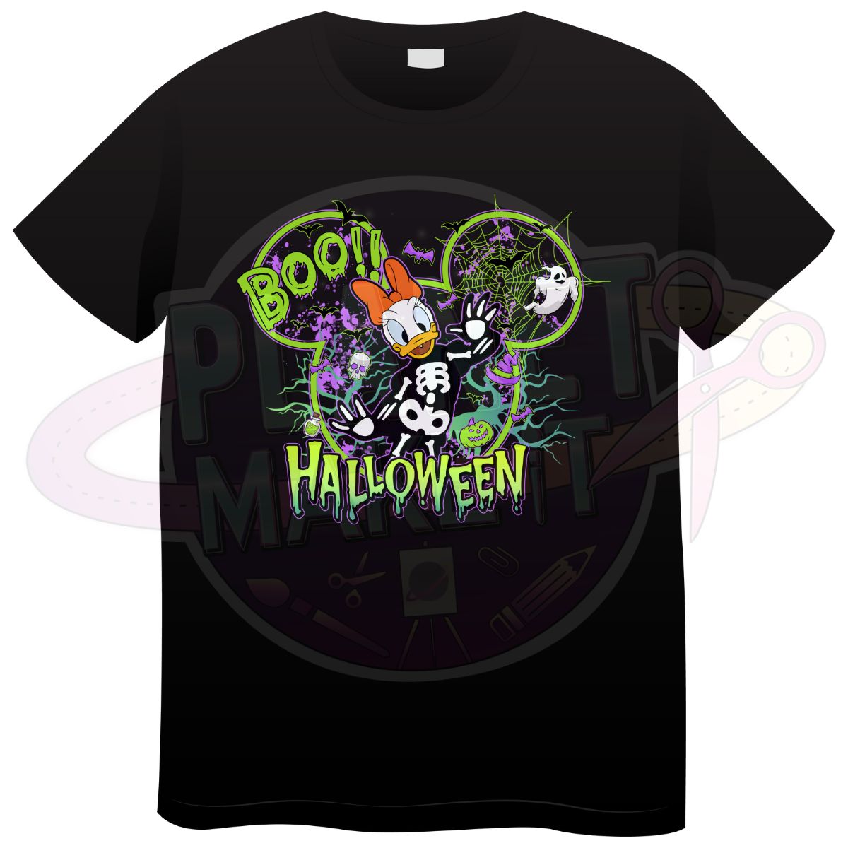 Boo Halloween Character (Mrs Duck) - T-Shirt