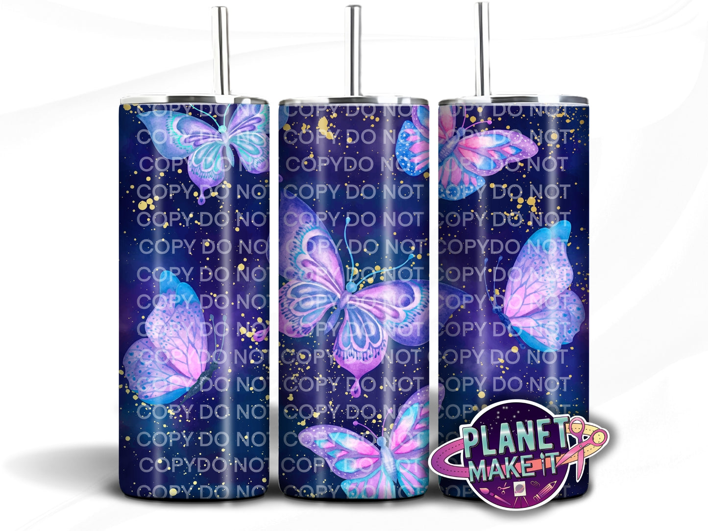 Mystic Butterflies - Stainless Steel Tumbler