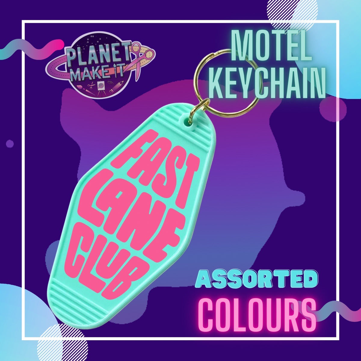 Fast Lane Club - Motel Keychain