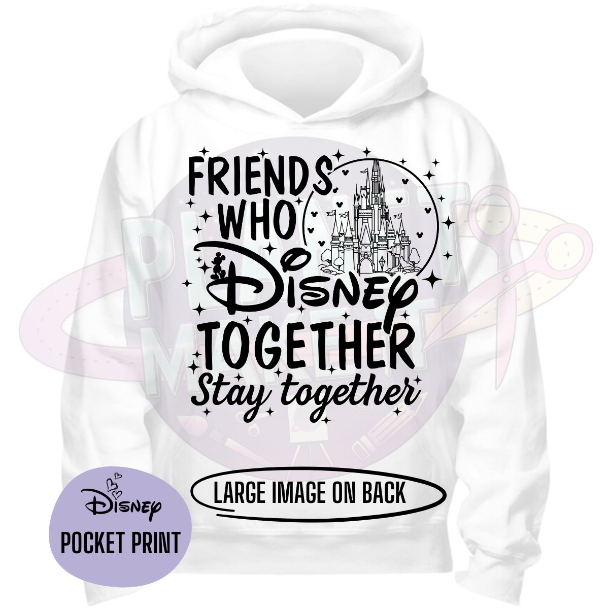 Friends Stick Together - Plush Hoodie