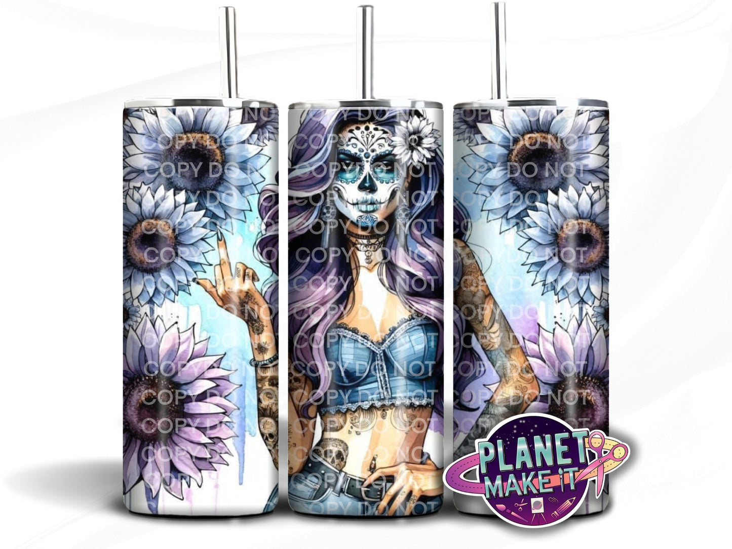 Tattoo Girl - Stainless Steel Tumbler