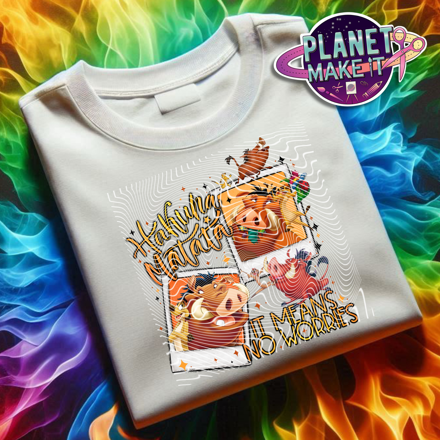 Safari Friends Polaroid - Plush Hoodie