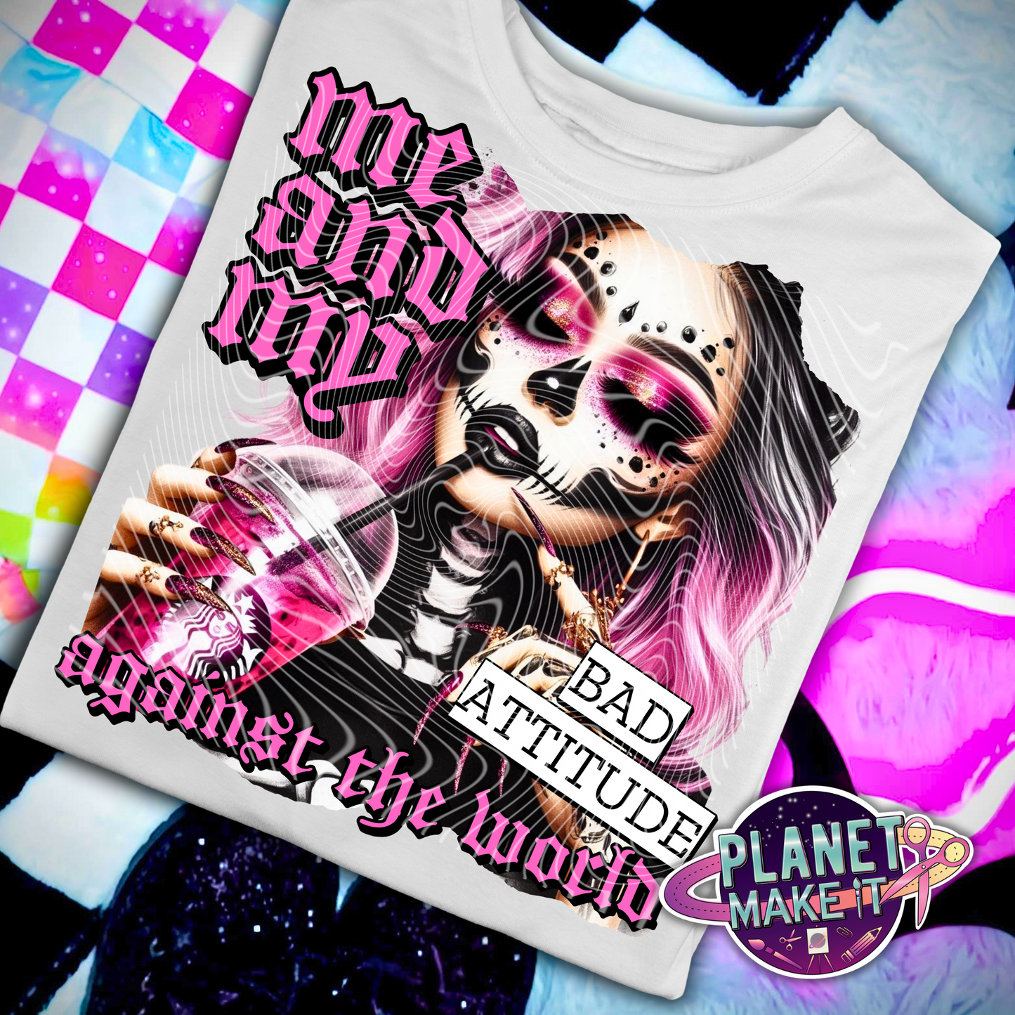 Bad Attitude - Plush Hoodie