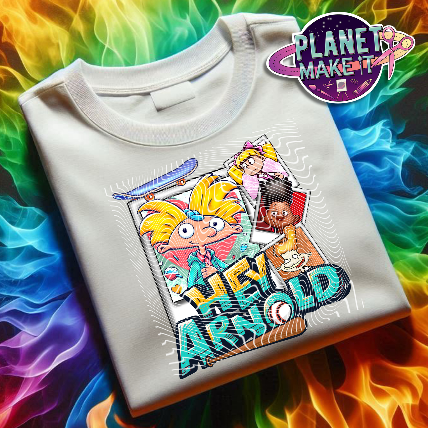 Hey Arnie - Plush Hoodie