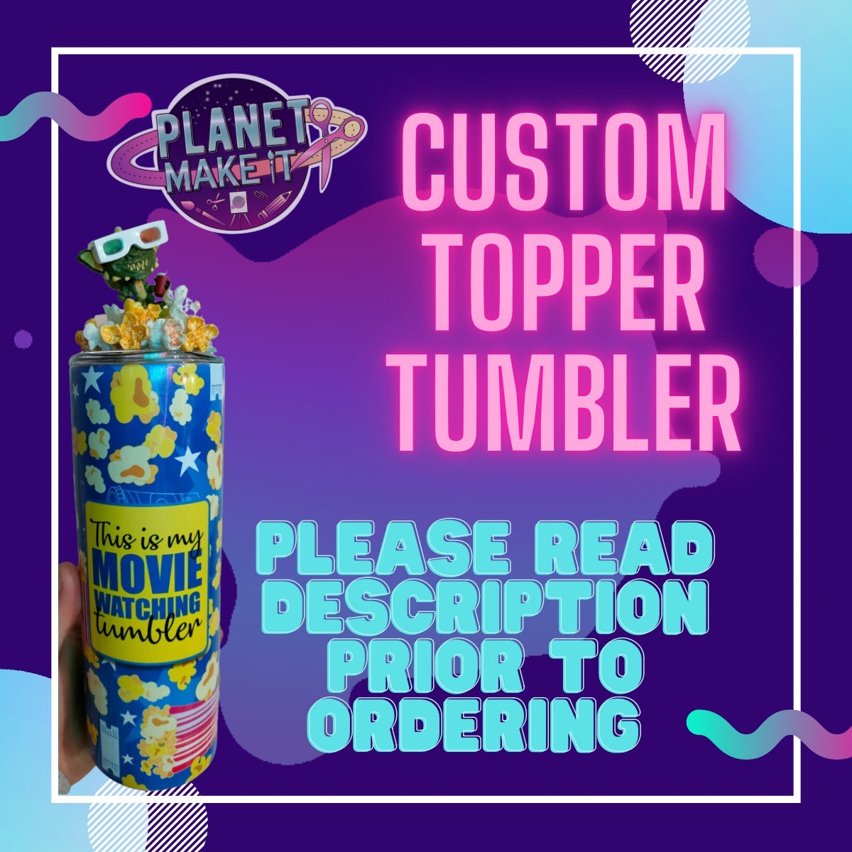 DELUXE Topper Tumblers - 20/30oz Tumblers