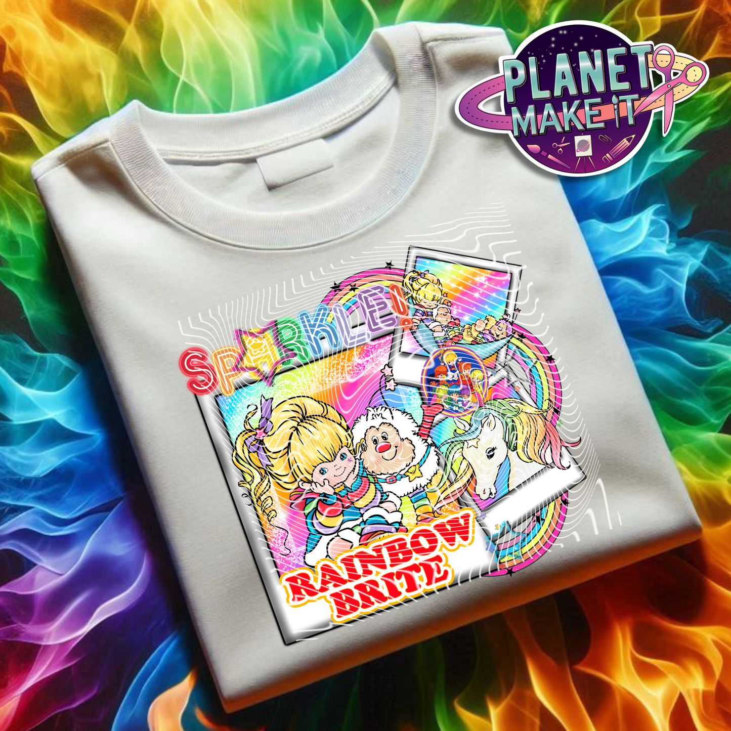 Rainbow Girl - Plush Hoodie