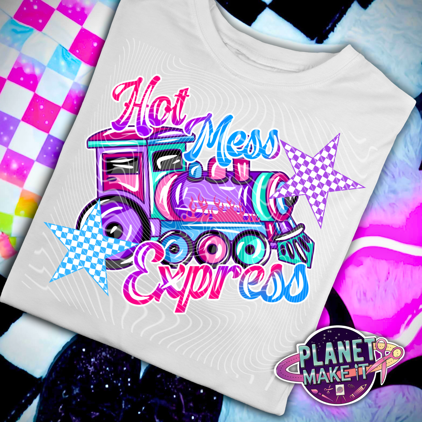 Hot Mess Express - Plush Hoodie