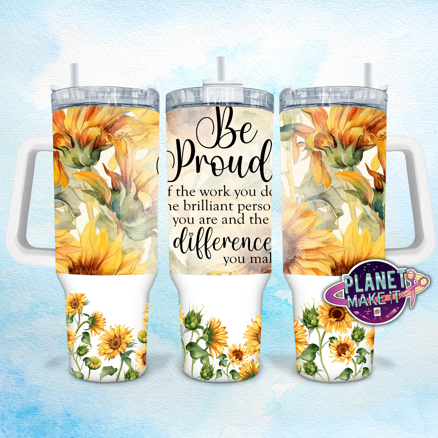 Be Proud - 40oz Stainless Steel Tumbler