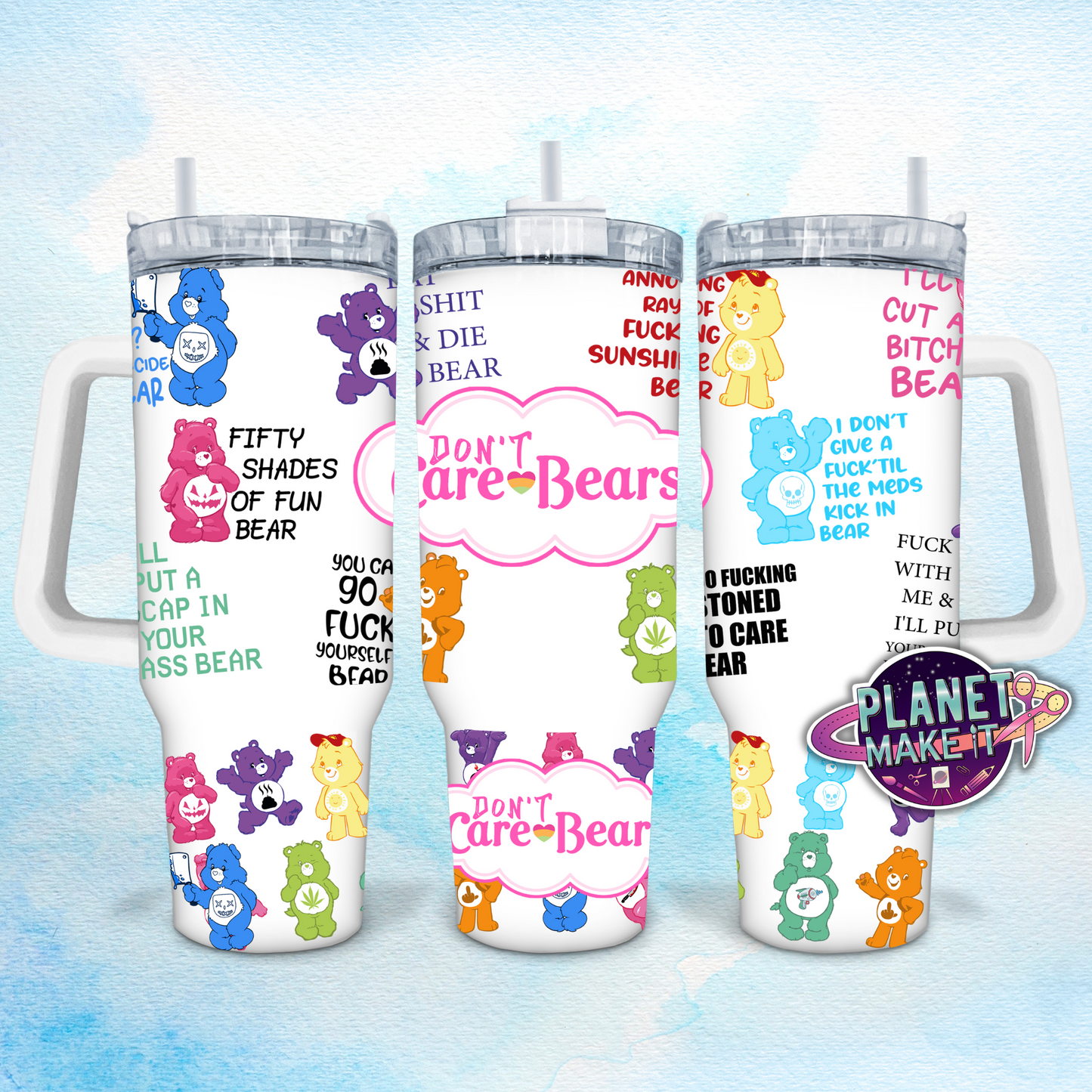 Swearing Bears - 40oz Stainless Steel Tumbler