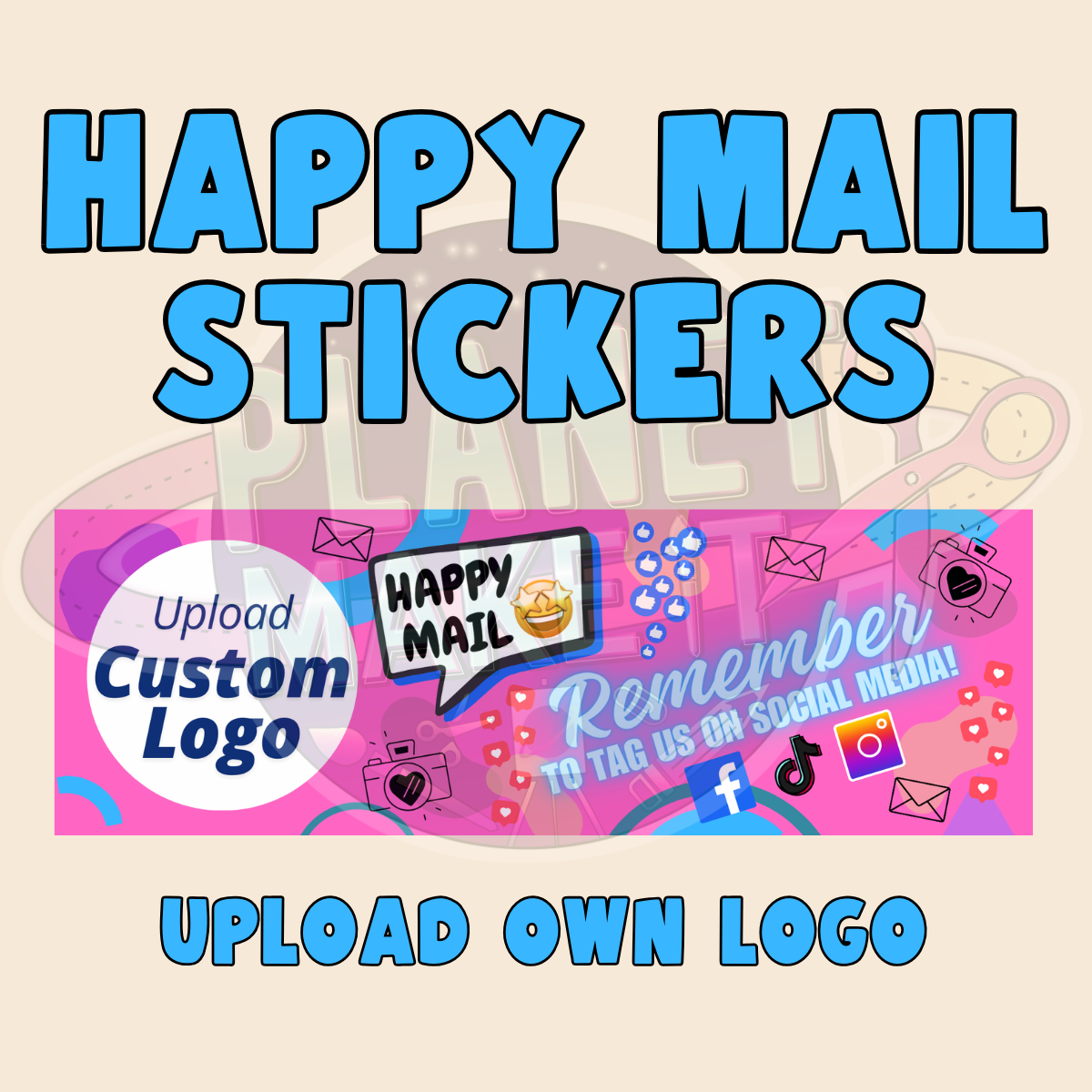 Happy Mail Adhesive Labels