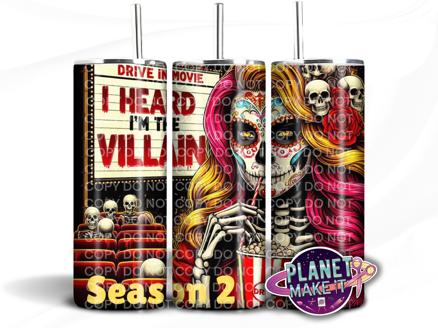 I Heard I'm The Villain - Stainless Steel Tumbler