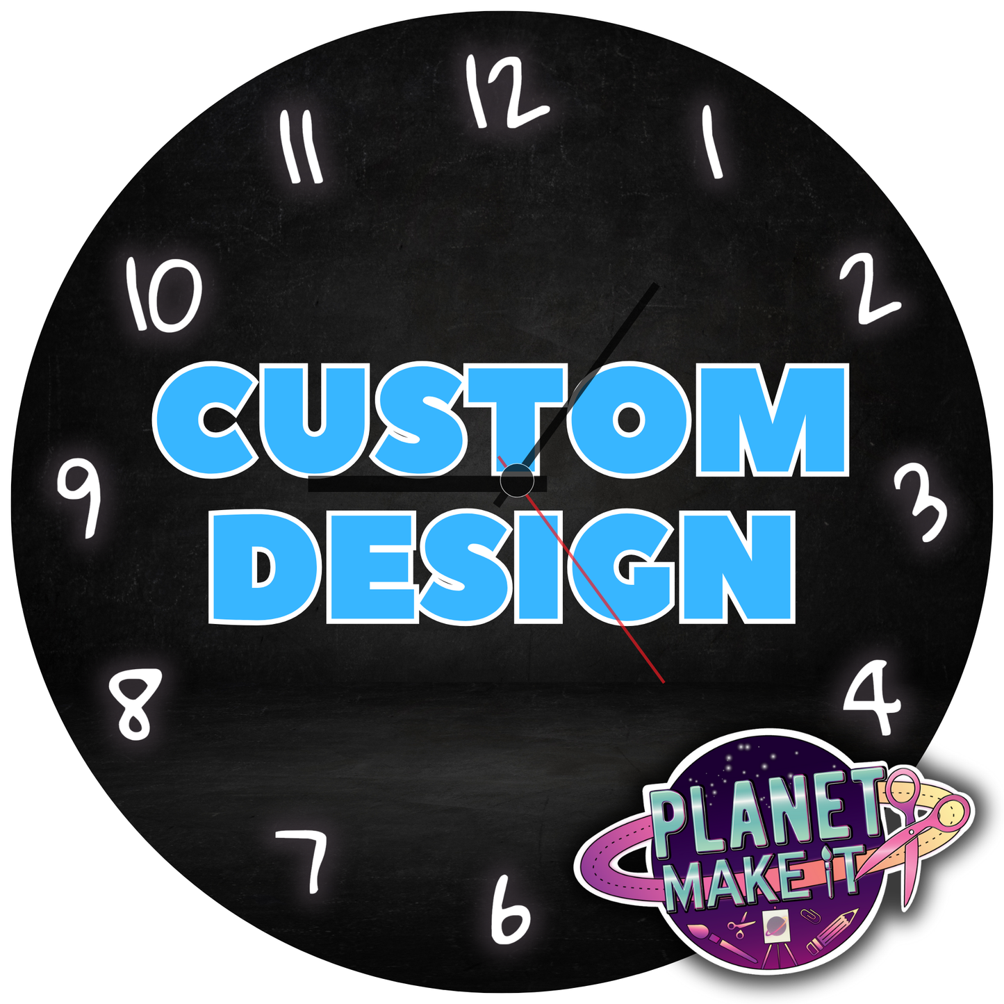 Clock - Custom Design (Upload Own Design)