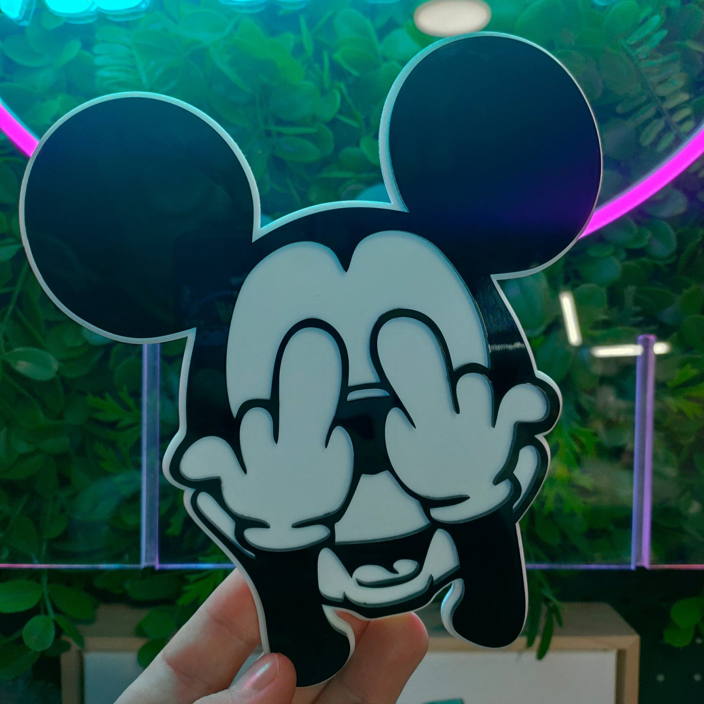 Sassy Mouse Head - Acrylic Sign