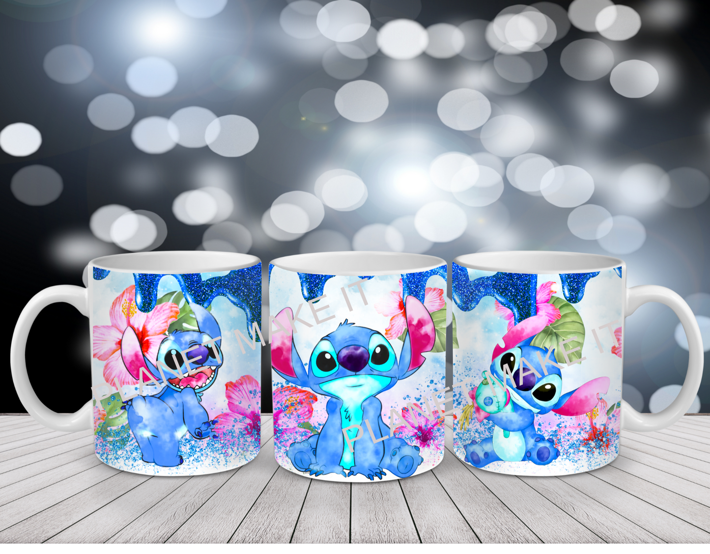 Blue Alien - 12oz Ceramic Mug