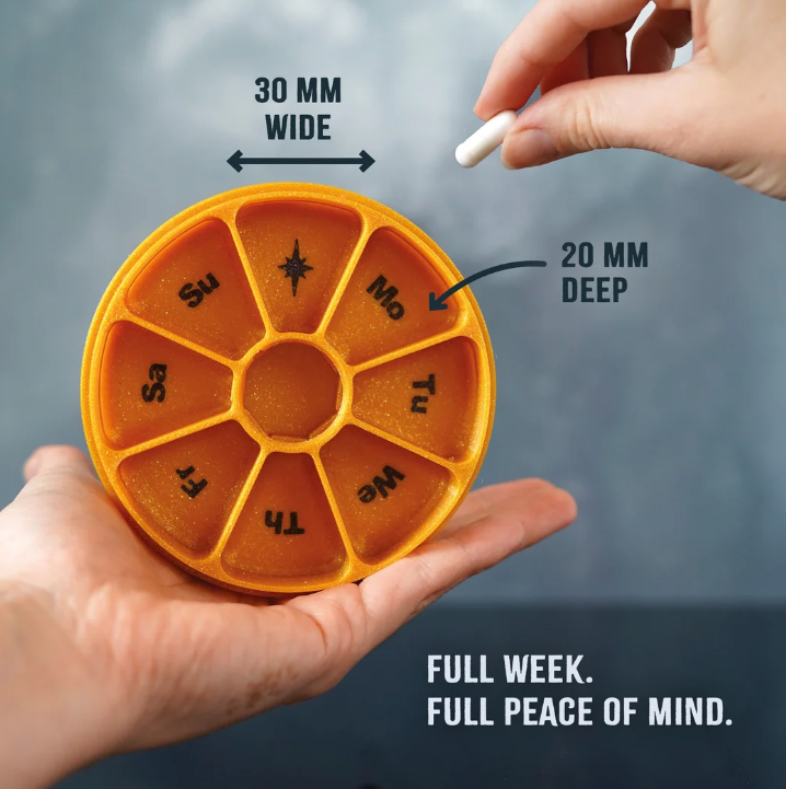 Sun & Moon 7 Day Pill Organizer