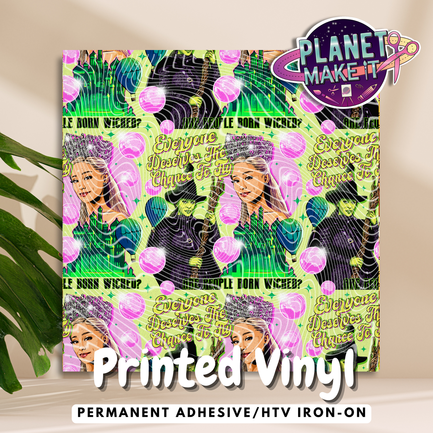 Wicked - Printed Adhesive & HTV Vinyl