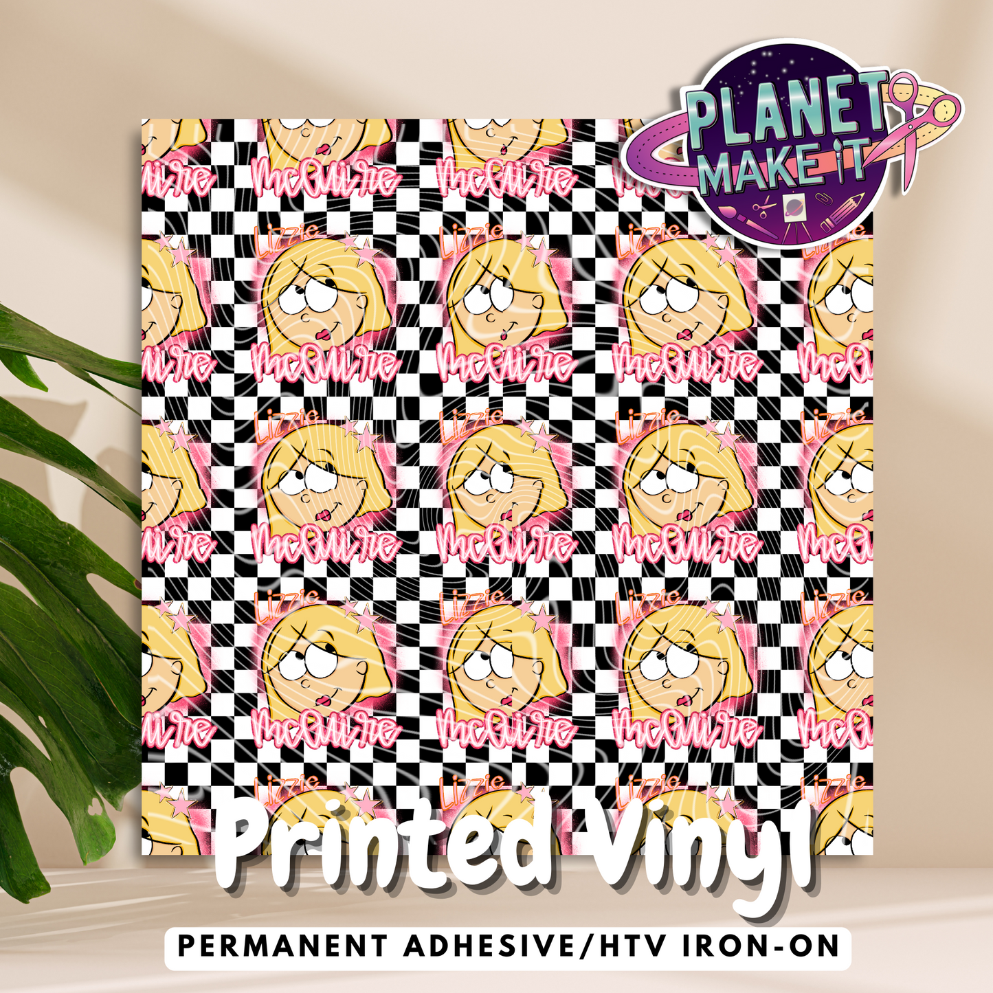 Lizzie - Printed Adhesive & HTV Vinyl