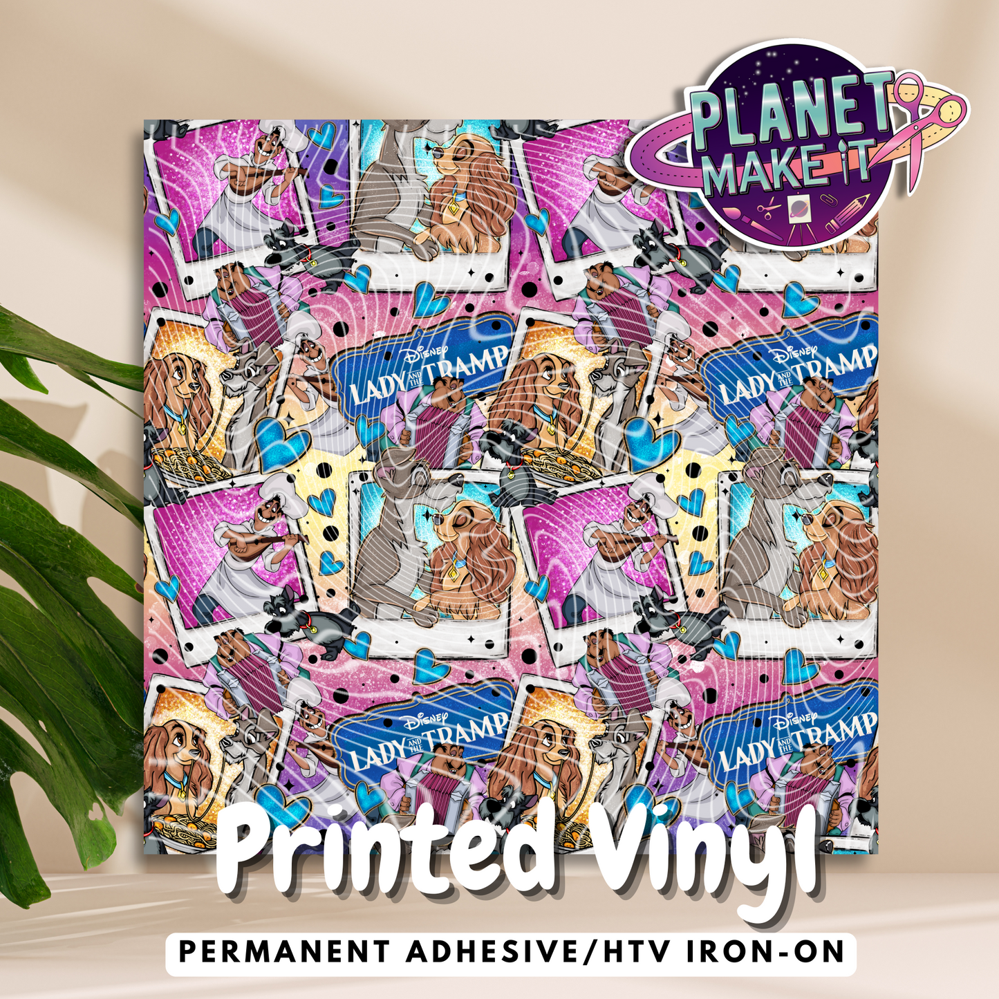 Lady & The Dog - Printed Adhesive & HTV Vinyl