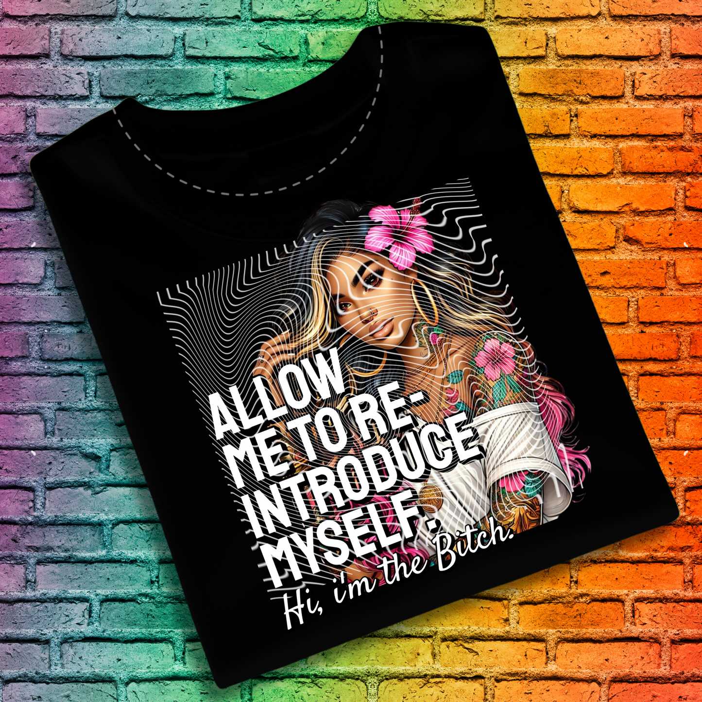 Hi I'm The Bitch Boho - T-Shirt